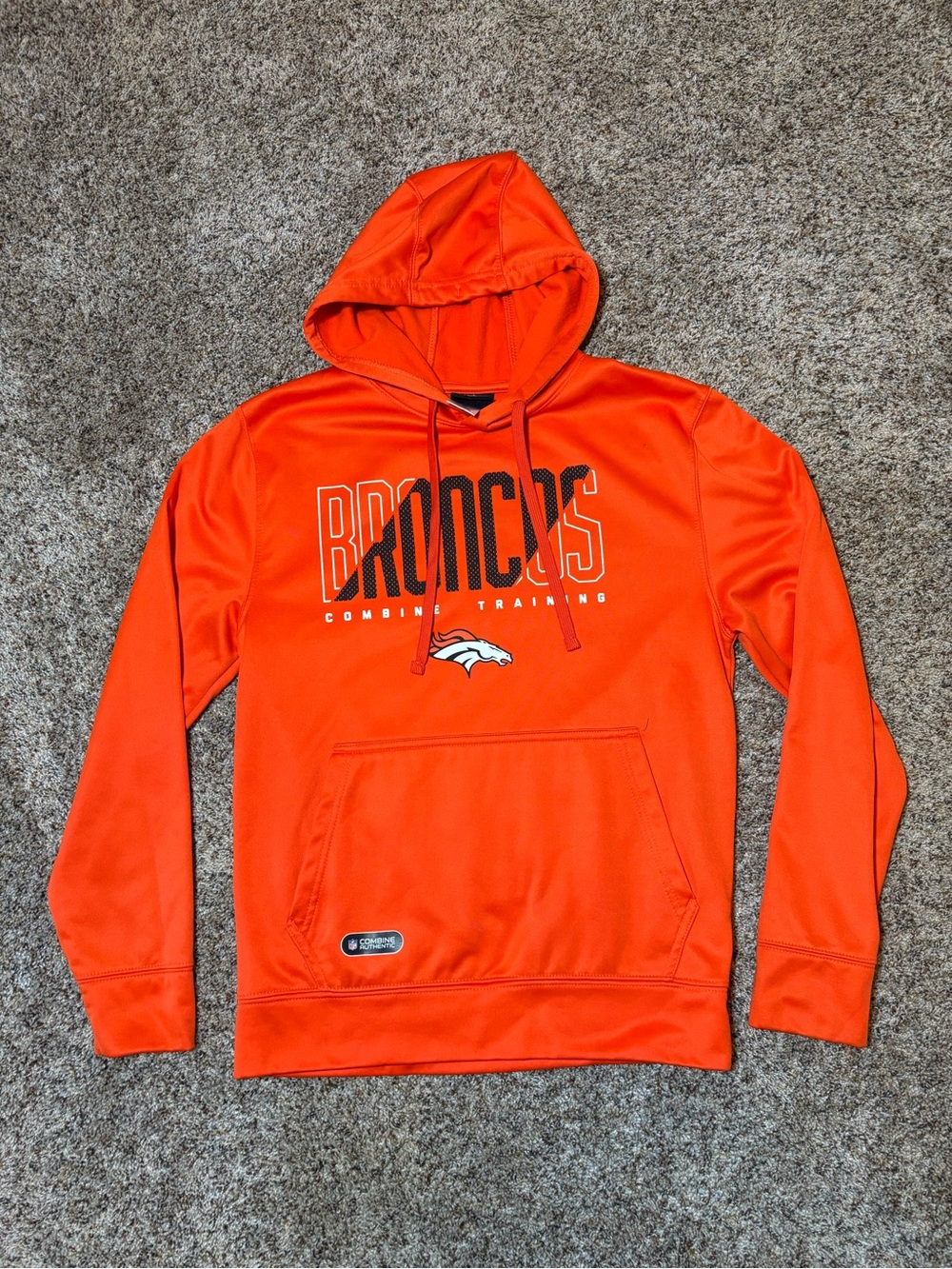 260 Denver Broncos Pullover Hoodie, Adult Small
